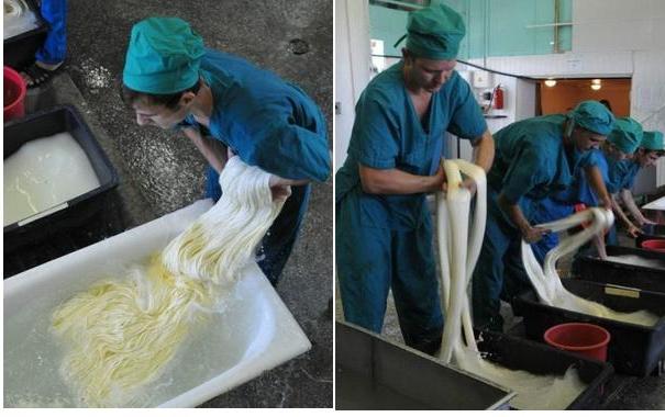 виробництво сиру кіски чечіль - етап 2