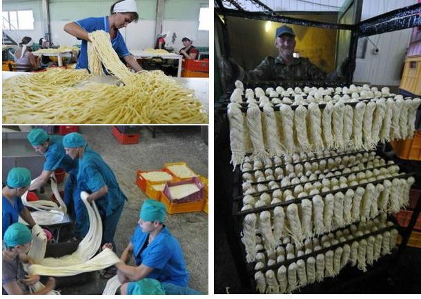 виробництво сиру кіски чечіль - етап 3